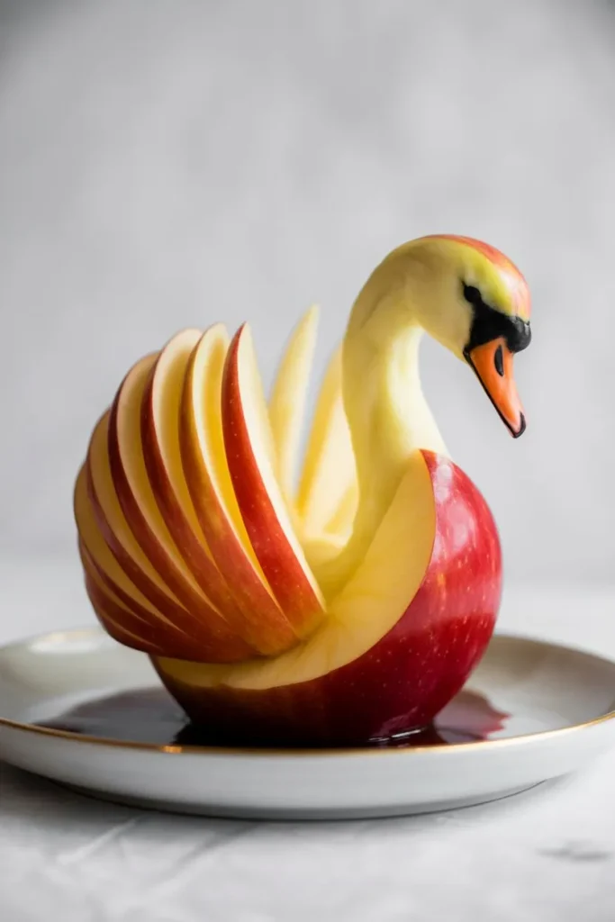 10 Fruit Carving Ideas: Stunning, Easy Designs Anyone Can Master at Home 3 elegant apple swan fruit carving with pe BsYjLQnbSTSJGm4b6bjj A LHwCkAjQRwmrAix6zU4DAA cover