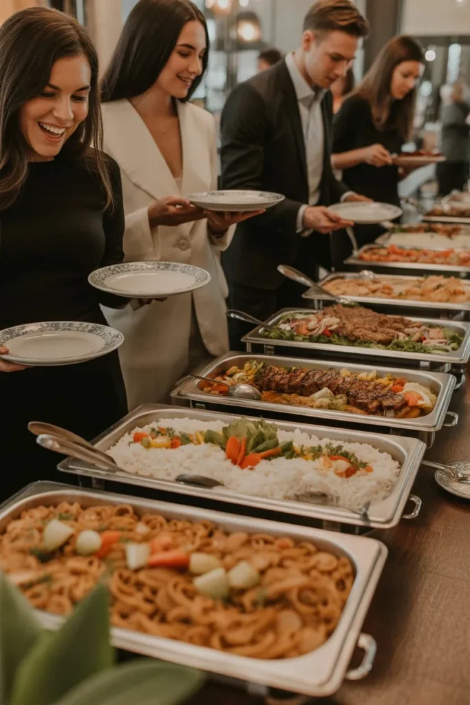 15 Catering Ideas Food Party: Creative, Easy & Crowd-Pleasing Menu Inspiration 3 elegant buffet table with multiple dishe ZTZVvCOmTTOn7YWG2bJtRw 5 CAblCaQy2opsWjmJy2sw cover