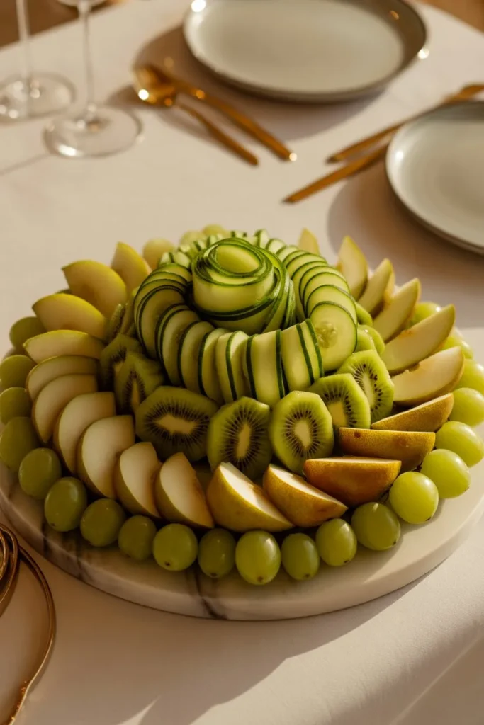 10 Green Fruit Tray Ideas That Look Stunning, Taste Fresh, and Make Healthy Eating Effortless 3 elegant party green fruit platter arrang YOPE c Tpa1XZrEMC9Wrg DAbXyDAPT7Cx1UO B rZmw cover