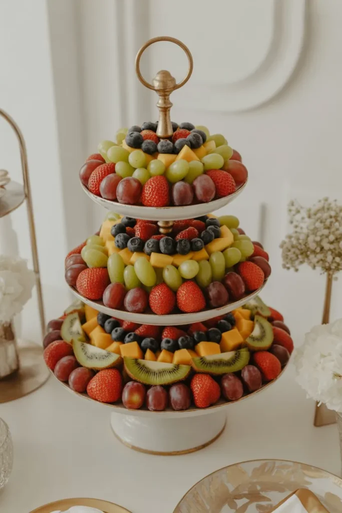 15 Fruit Arrangements for Party: Stunning Ideas to Impress Guests Without Stress 6 elegant tiered cake stand transformed in BATCYg6iX9WV9C 8L58d9g CHMPiiH4RF2nHd 5xb33Gg cover