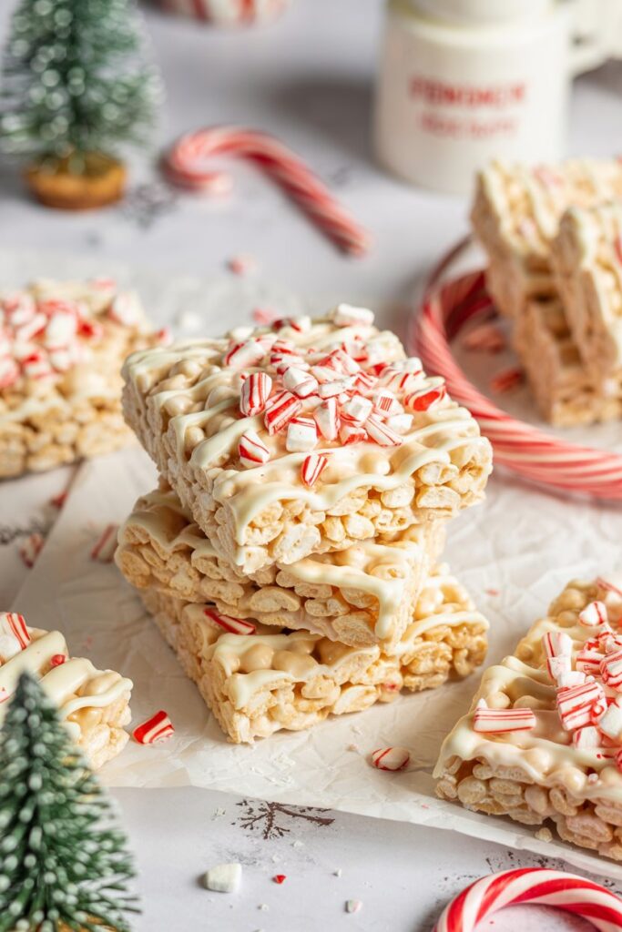 12 Homemade Rice Krispies Treats Recipes That Will Ruin Every Store-Bought Version for You 8 festive peppermint crunch rice krispies zOkHCn RWFaKdgrVuMnxXw Vjhmql46S8SXgE8ROta94g cover