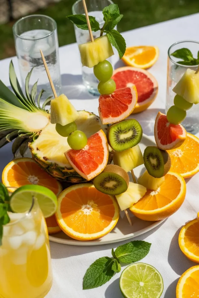 11 Fruit Kebabs Ideas Skewers That Make Healthy Party Snacks Look Stunning 7 generate a bright citrus themed food dis laIwgPFRWdiKs2o9XKKxqQ F09470KJTm6p9Tyz27vLQA cover