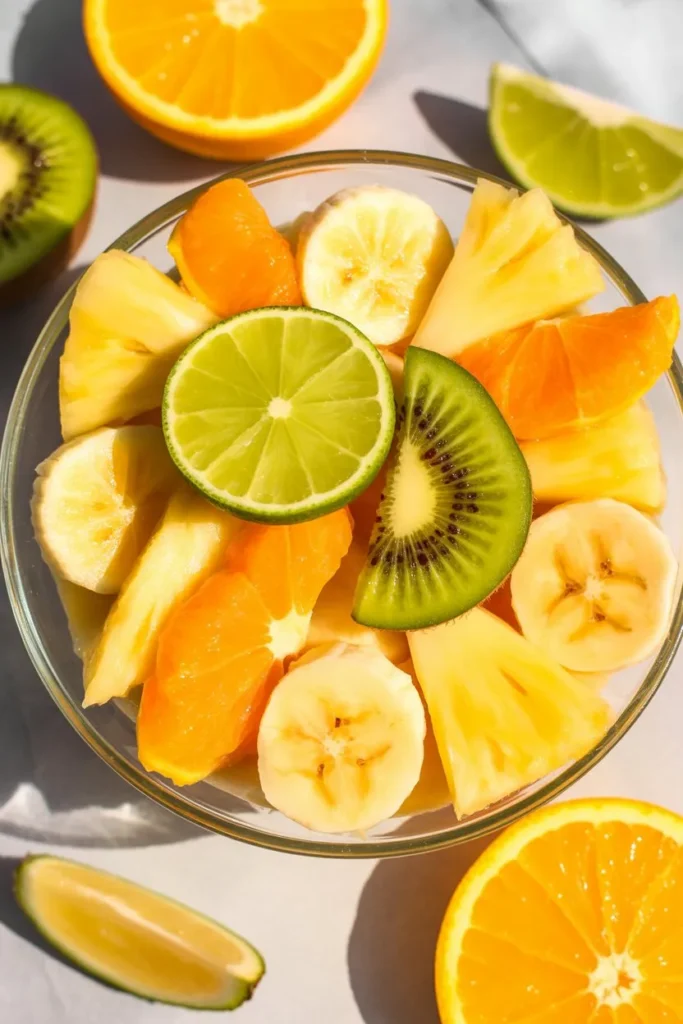 13 Yellow Fruit Salad Ideas That Brighten Every Summer Table 11 generate a juicy tropical citrus fruit s gk3YDjK3VyqHKmq 0ZJVeg 9VIXfWrTSTOtbun3ScyAdA cover