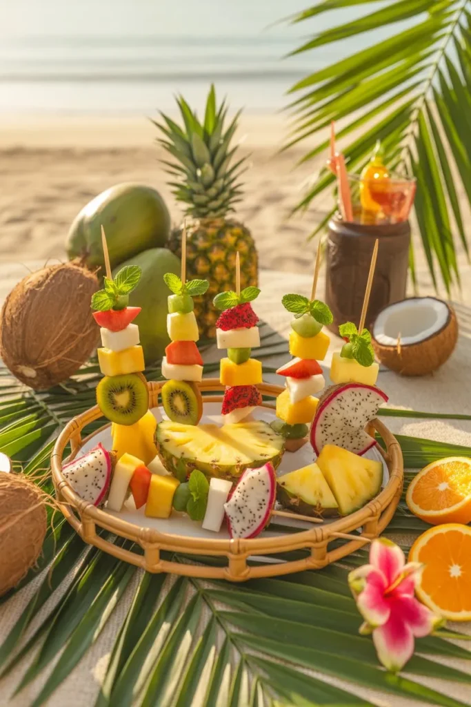 11 Fruit Kebabs Ideas Skewers That Make Healthy Party Snacks Look Stunning 3 generate a tropical themed food scene wi 09GuKPUWV3GMa9qcoldwzg bnquvEeTRRiCbNJ1hRQrqg cover