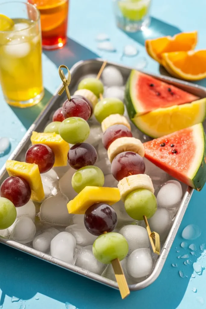 11 Fruit Kebabs Ideas Skewers That Make Healthy Party Snacks Look Stunning 9 generate an icy summer themed food image o5nQzwydVOaPMoT HdaD1Q M18Hqc0UTa2B6sxhP8oSCQ cover