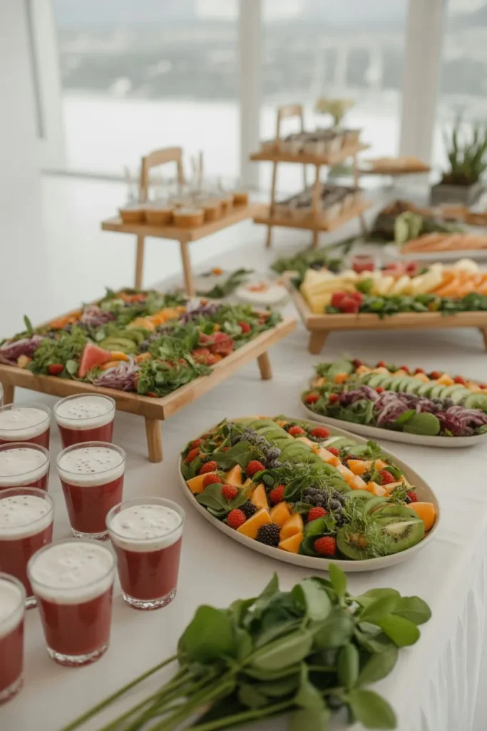 15 Catering Ideas Food Party: Creative, Easy & Crowd-Pleasing Menu Inspiration 10 healthy catering table with fresh salads fxbpdNxUTRet3fHbNeI7zw iSKR6Vk0SYami1eWmz0nyA cover