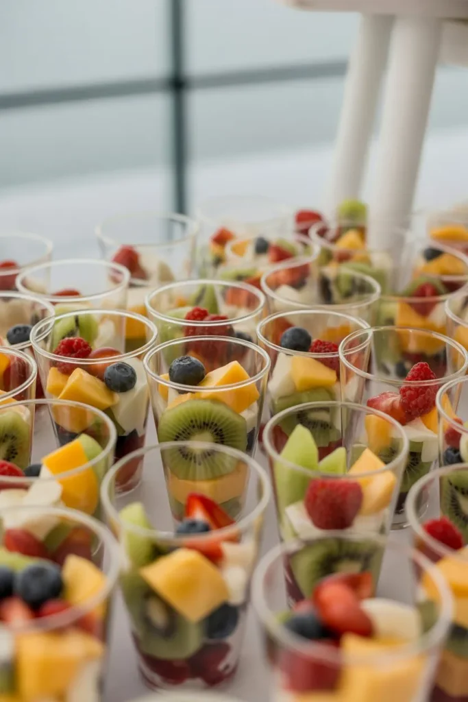 15 Fruit Arrangements for Party: Stunning Ideas to Impress Guests Without Stress 8 individual transparent cups filled with pLNvyqOLW0 i7J9xguqPcg jxYFW6kUStKRcJLgvUGfYg cover