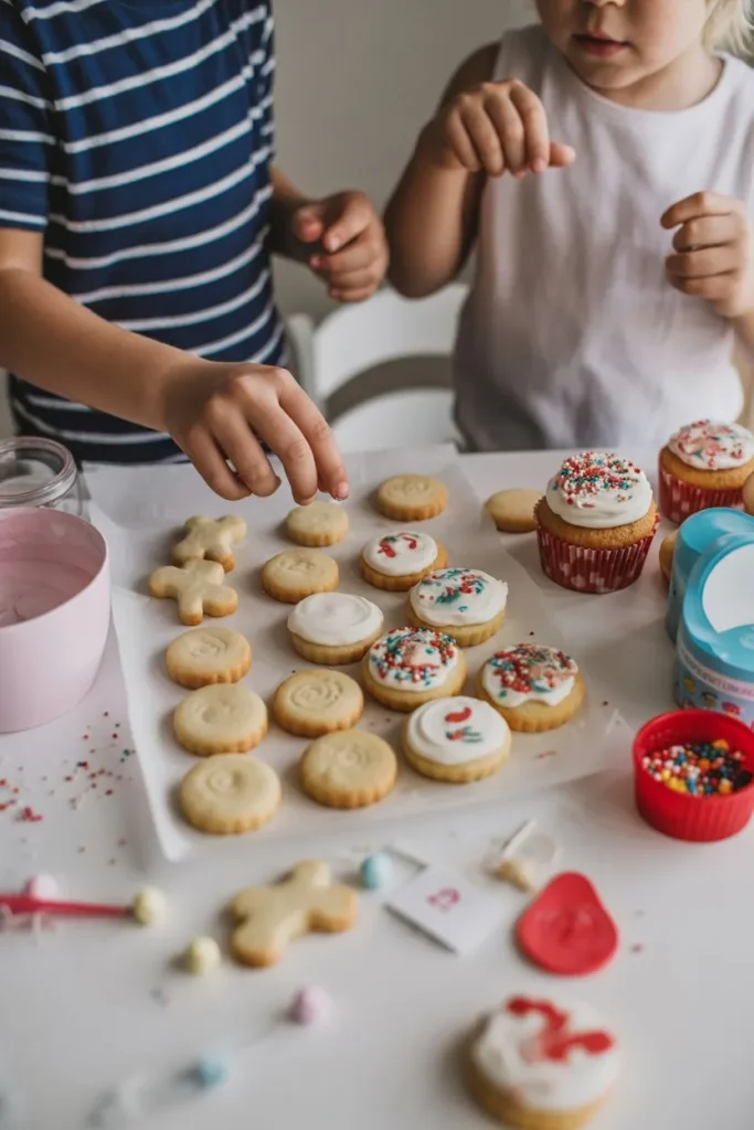 17 Birthday Party Snacks Ideas That Make Planning Easy, Fun, and Stress-Free 18 kids decorating station with biscuits cu q46KyX0URSKH0FHh29fUhQ 7Kb2pJADTrCbuZK3KumJBQ cover