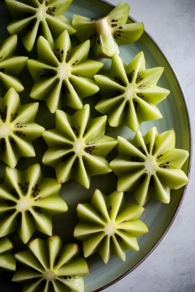 10 Fruit Carving Ideas: Stunning, Easy Designs Anyone Can Master at Home 11 kiwi slices carved into star shapes arra xw1NlezGSn6xytzxPt042A 13g59c4xTx tuBVSjRkjDg cover