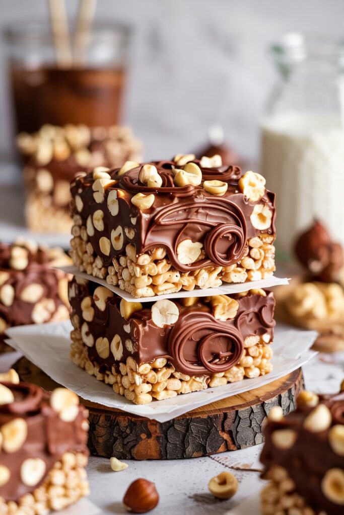 12 Homemade Rice Krispies Treats Recipes That Will Ruin Every Store-Bought Version for You 9 nutella swirl rice krispies treats with bJXZ0Qv9WM oY msoHBm6Q MHAShab7T8aePml3Yz5Pgw cover