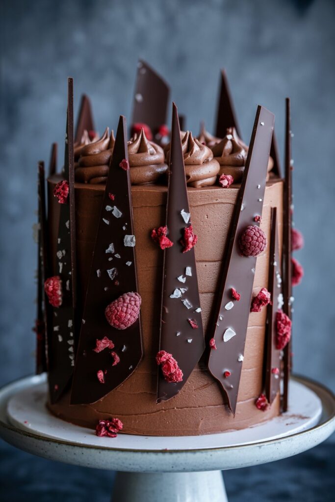 20 Amazing Food Decoration Ideas That Turn Every Meal Into a Masterpiece 4 tall chocolate cake decorated with drama txl3qWkaUYqa6ytbgVsdvg HLqol8JlRnShmfTVWSa3NQ cover