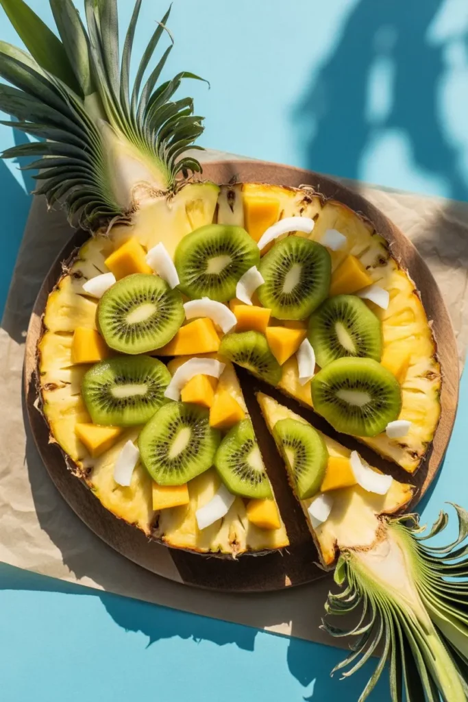 14 Fruit Pizza Recipe with Cream Cheese: The Ultimate Guide to Sweet, Fresh & Irresistible Desserts 9 tropical fruit pizza with pineapple mang Y5CUgTVdRD zH0 bGOFJOw 2aK561GfS06yoimCfA E4g cover