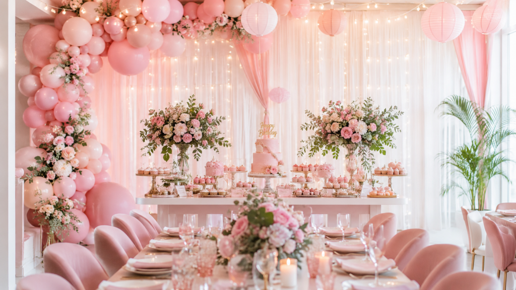 20 Pastel Pink Birthday Party Decoration Ideas That Don't Look Like a Pinterest Cliché 1 Pastel Pink Birthday Party Decoration