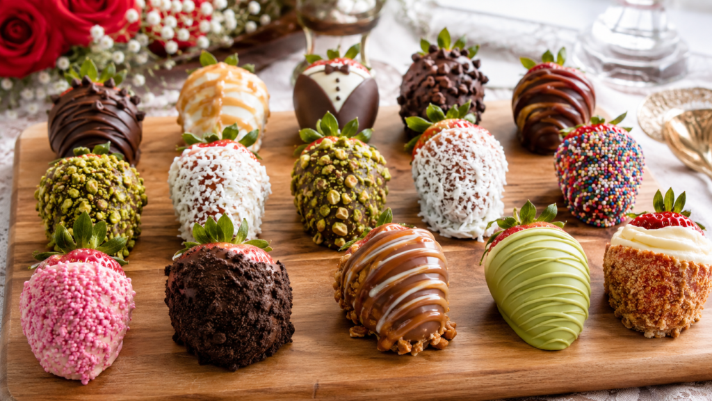 16 Chocolate Covered Strawberries Ideas That Go Beyond the Basic Dip 1 Chocolate covered strawberries