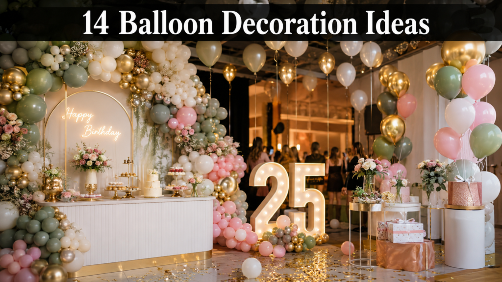 14 Balloon Decoration Ideas That Actually Transform Any Space (Creative and Simple) 1 balloon decoration ideas