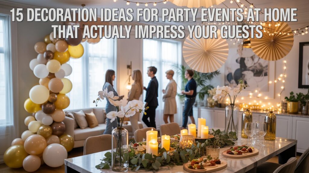 15 Decoration Ideas for Party Events at Home That Actually Impress Your Guests 1 decoration ideas for party events