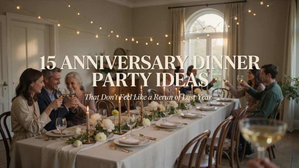 15 Anniversary Dinner Party Ideas That Don't Feel Like a Rerun of Last Year 1 anniversary dinner party ideas