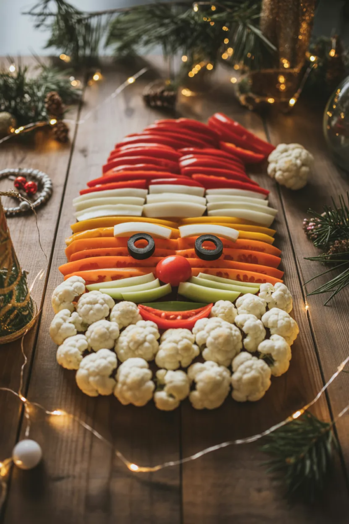 14 Santa Veggie Tray Ideas That Will Actually Wow Your Holiday Guests 2 image 1