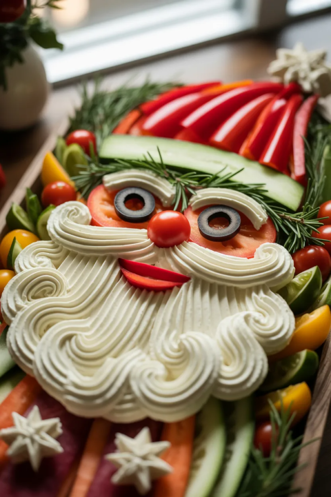 14 Santa Veggie Tray Ideas That Will Actually Wow Your Holiday Guests 9 image 15