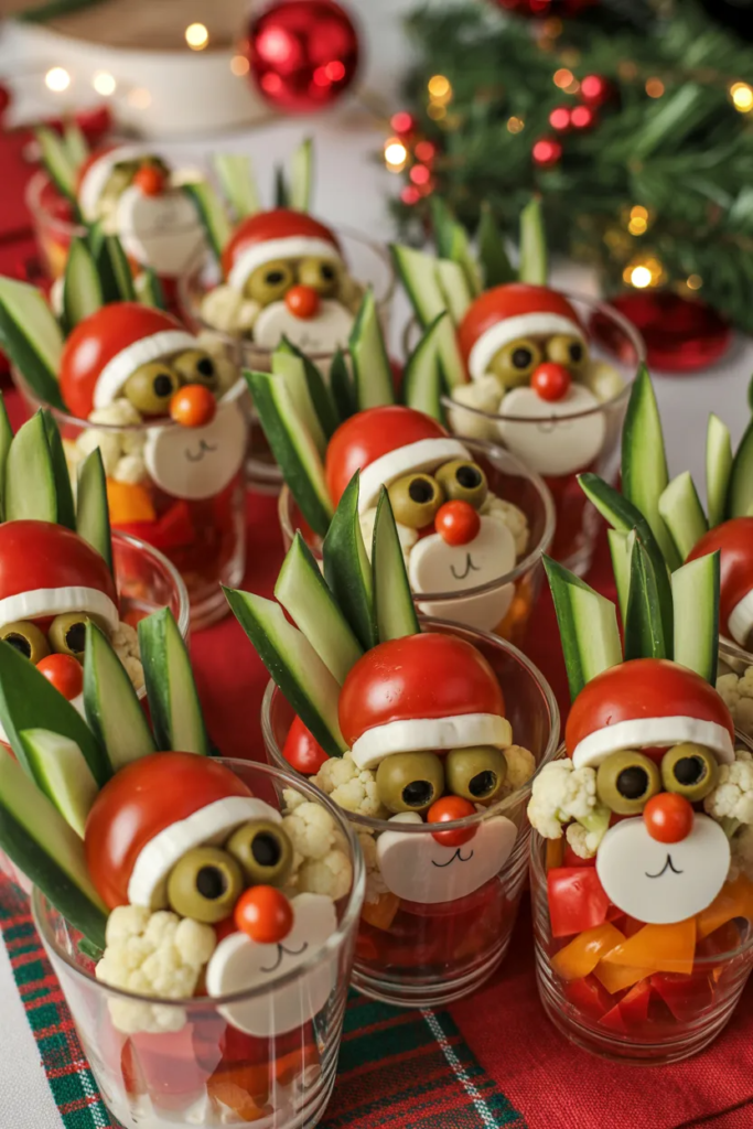14 Santa Veggie Tray Ideas That Will Actually Wow Your Holiday Guests 10 image 17