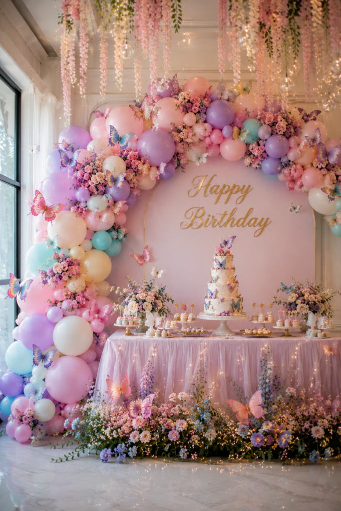 21 Butterfly Theme Birthday Decoration Ideas That Actually Look Like a Party (Not a Pinterest Fail) 6 image 349