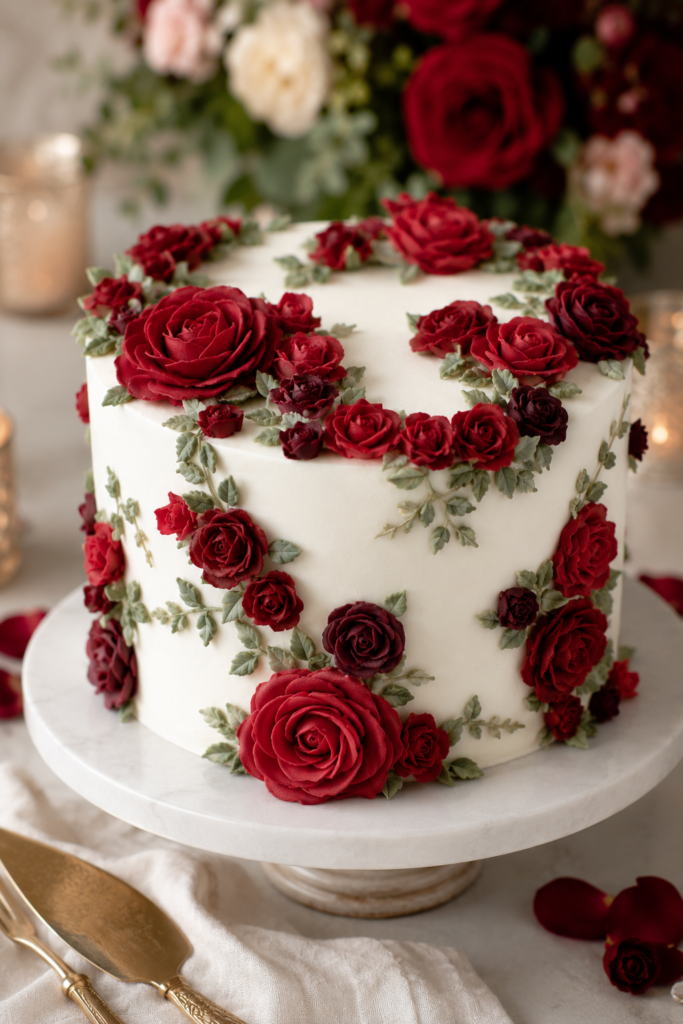 22 Red Themed Cake Ideas That Will Stop Every Guest in Their Tracks 6 image 37