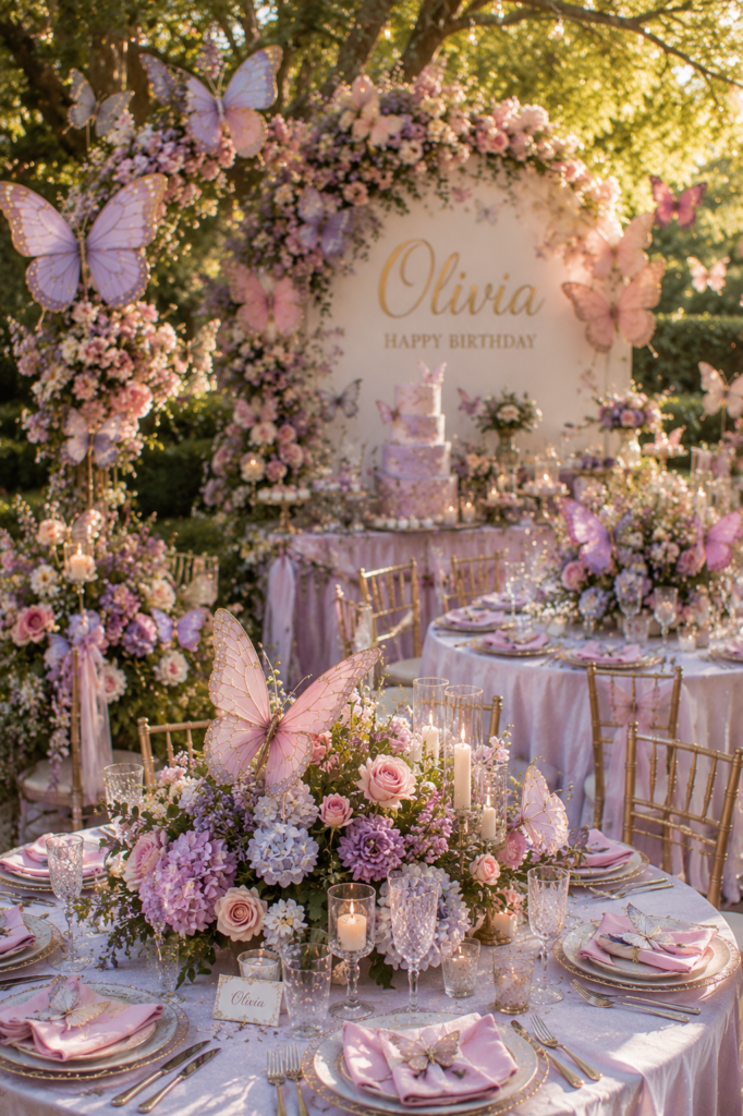 21 Butterfly Theme Birthday Decoration Ideas That Actually Look Like a Party (Not a Pinterest Fail) 18 image 397