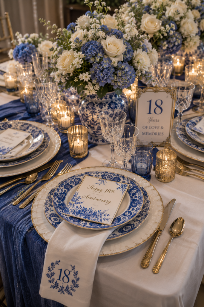 18 Wedding Anniversary Celebration Decoration Ideas (Porcelain Theme, Made Easy) 5 image 413