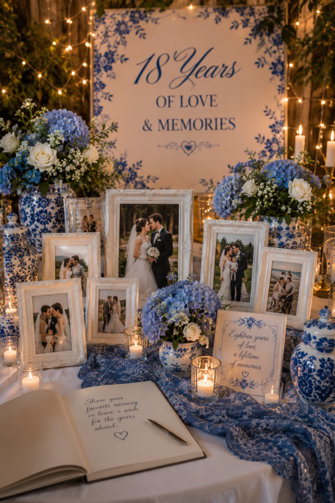 18 Wedding Anniversary Celebration Decoration Ideas (Porcelain Theme, Made Easy) 7 image 417