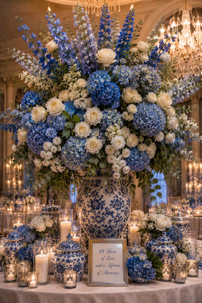 18 Wedding Anniversary Celebration Decoration Ideas (Porcelain Theme, Made Easy) 9 image 421