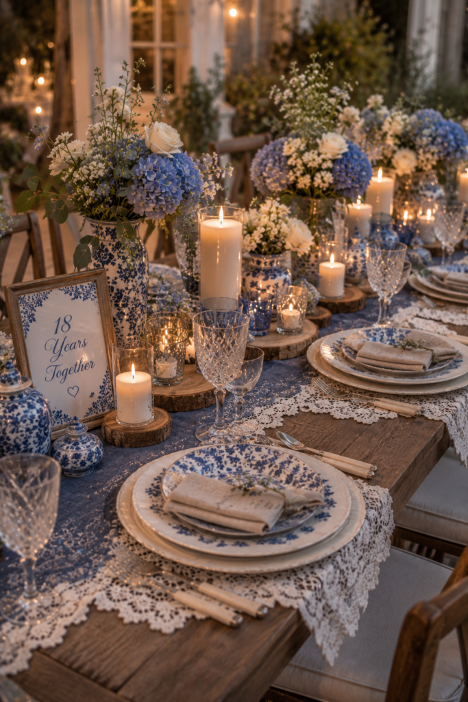 18 Wedding Anniversary Celebration Decoration Ideas (Porcelain Theme, Made Easy) 11 image 425
