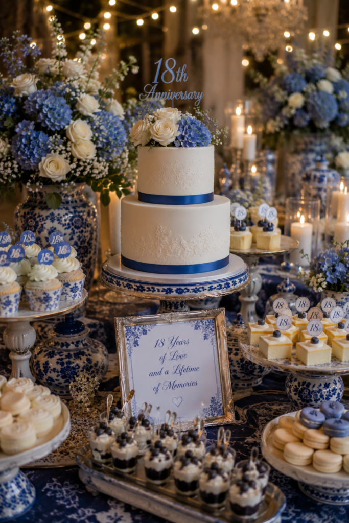 18 Wedding Anniversary Celebration Decoration Ideas (Porcelain Theme, Made Easy) 12 image 428