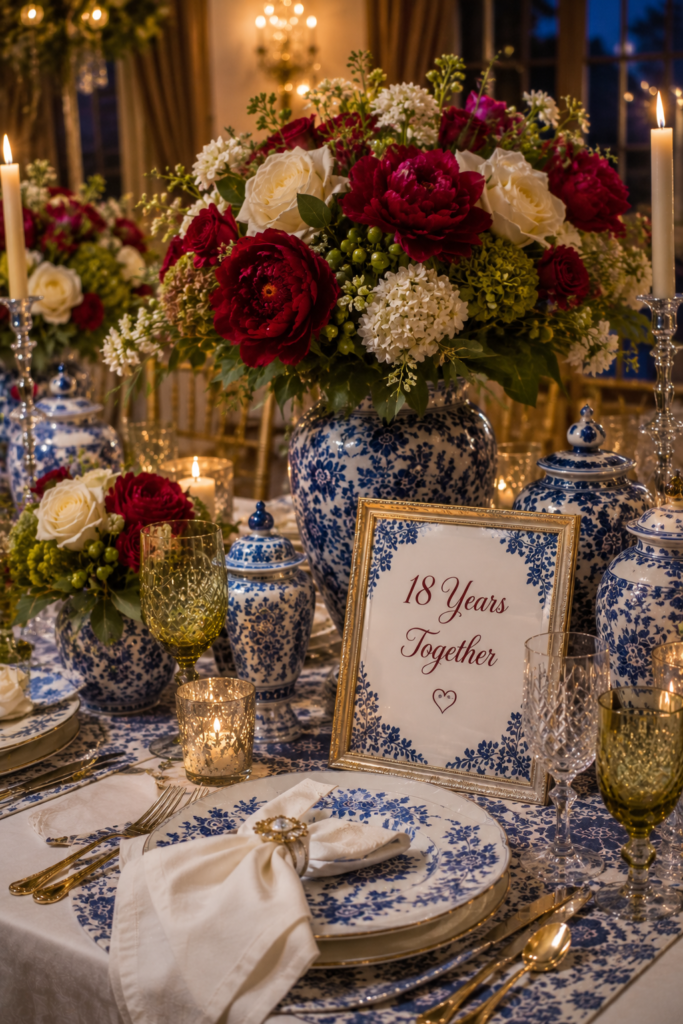 18 Wedding Anniversary Celebration Decoration Ideas (Porcelain Theme, Made Easy) 13 image 430