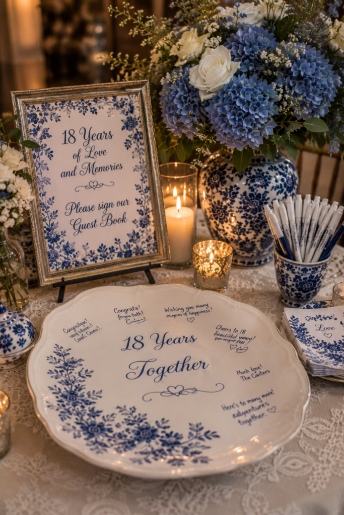18 Wedding Anniversary Celebration Decoration Ideas (Porcelain Theme, Made Easy) 16 image 436