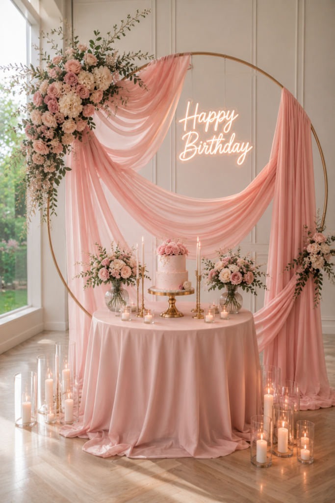 20 Pastel Pink Birthday Party Decoration Ideas That Don't Look Like a Pinterest Cliché 8 image 494