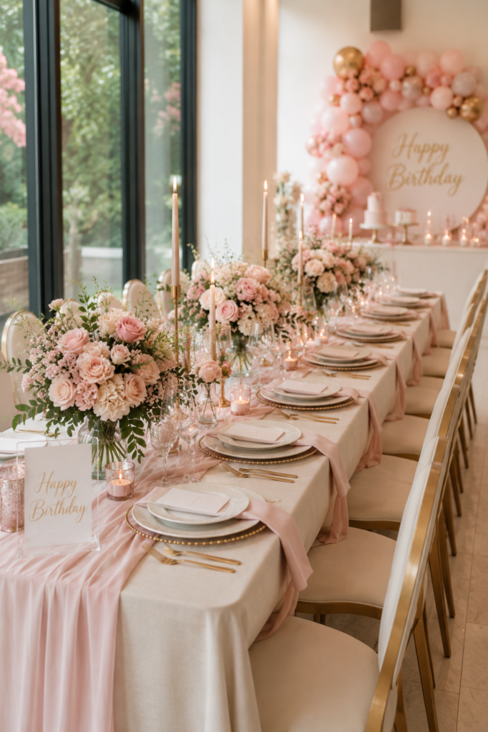 20 Pastel Pink Birthday Party Decoration Ideas That Don't Look Like a Pinterest Cliché 9 image 496