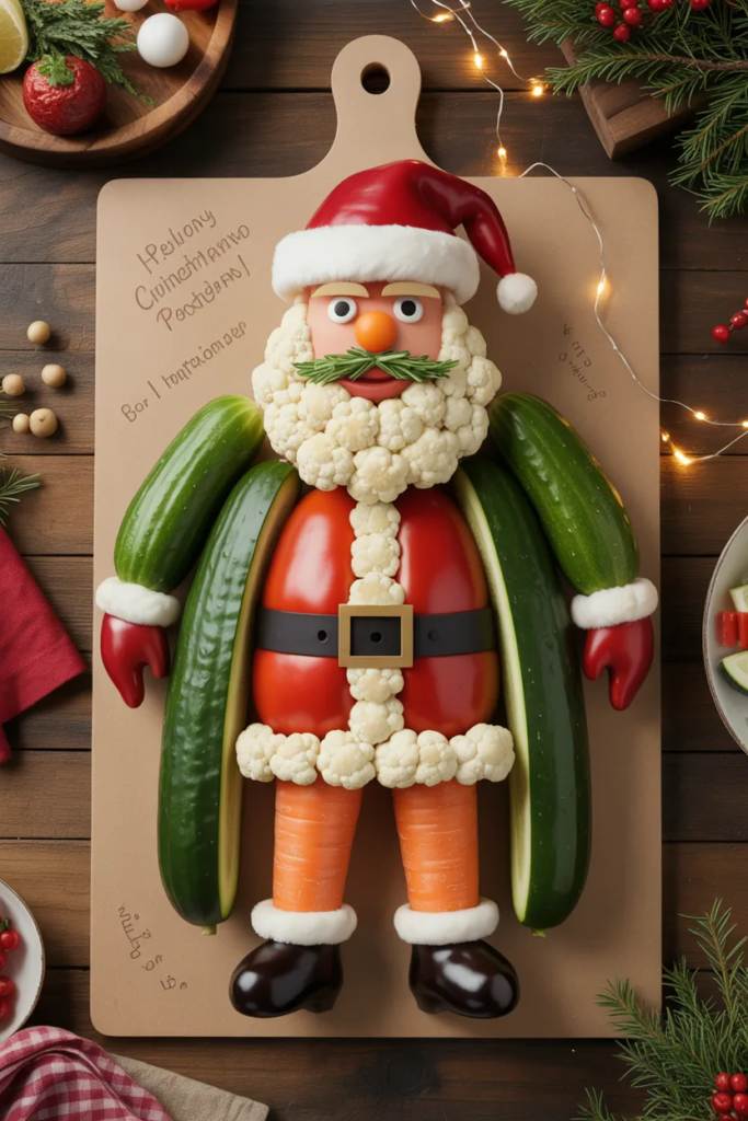 14 Santa Veggie Tray Ideas That Will Actually Wow Your Holiday Guests 4 image 5