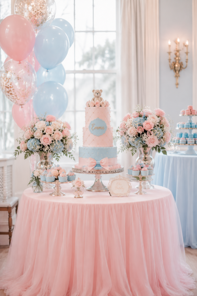 16 Pastel Pink and Blue Party Decoration Ideas for a Dreamy Celebration 6 image 530