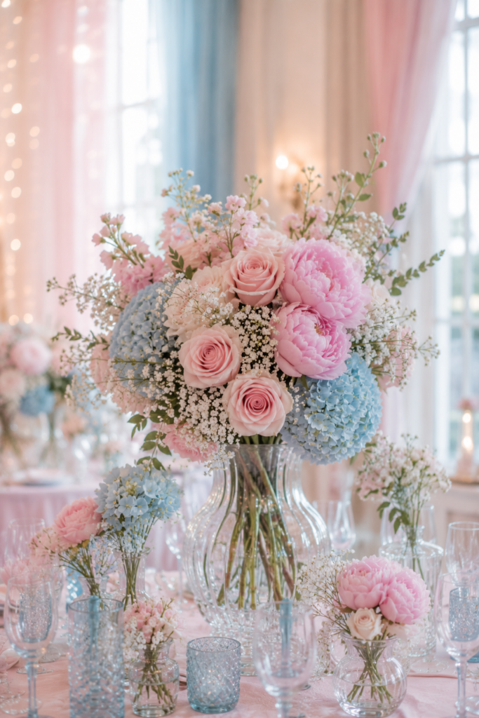 16 Pastel Pink and Blue Party Decoration Ideas for a Dreamy Celebration 10 image 537