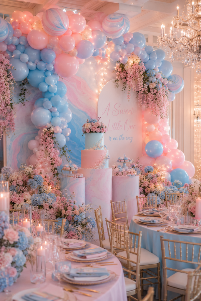 16 Pastel Pink and Blue Party Decoration Ideas for a Dreamy Celebration 17 image 552