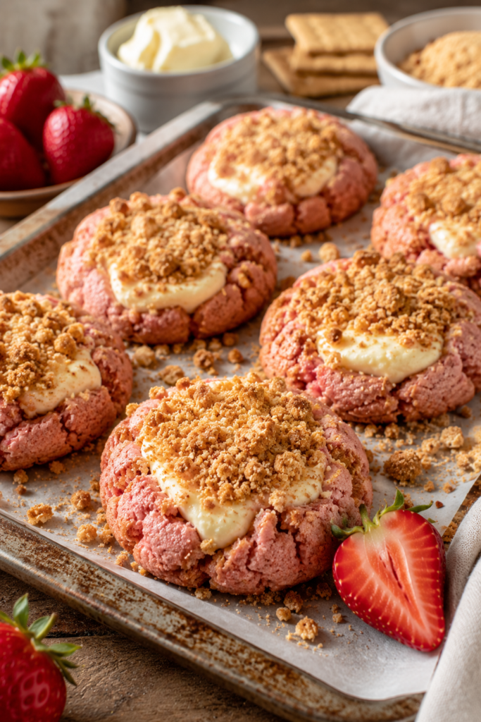 20 Strawberry Cheesecake Cookies Recipes That Actually Taste Like Cheesecake 7 image 673