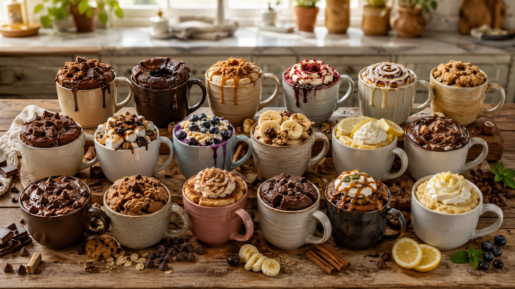 18 Mug Dessert Recipes You Can Make in Under 5 Minutes 1 Mug Dessert Recipes