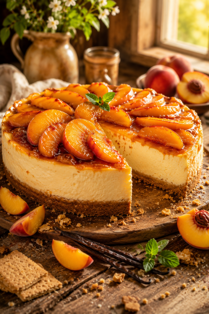 18 Peach Cheesecake Recipes That Actually Deliver on Flavor 2 image 1