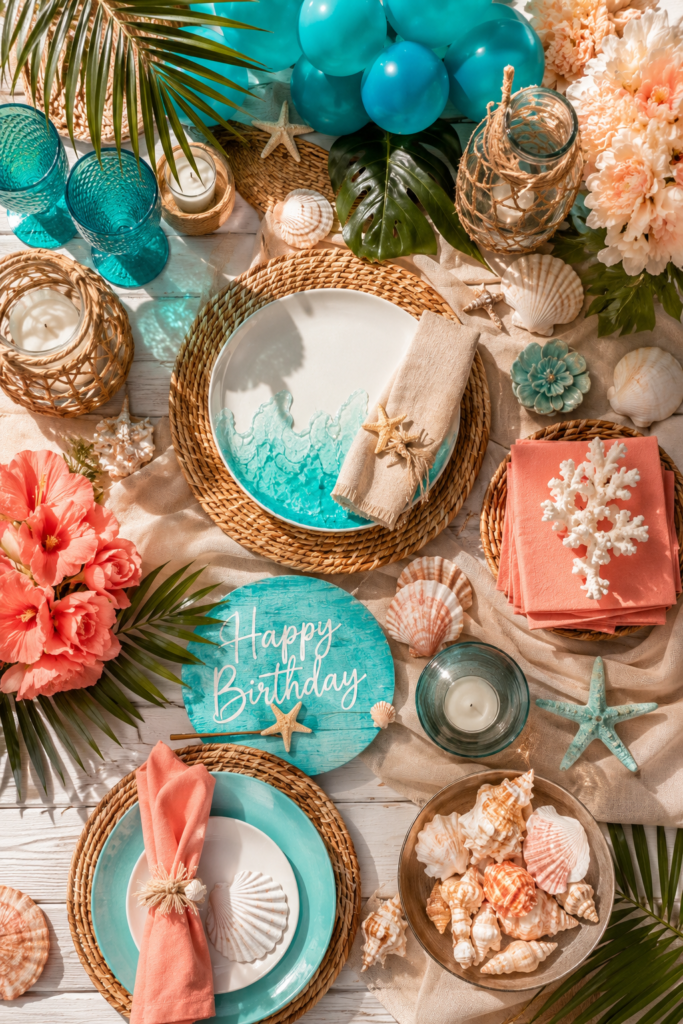 21 Beach Theme Birthday Party Ideas That Actually Work (Indoors, Outdoors, or Landlocked) 2 image 250