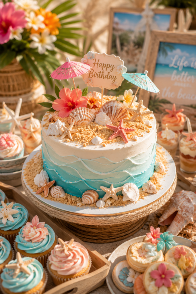 21 Beach Theme Birthday Party Ideas That Actually Work (Indoors, Outdoors, or Landlocked) 7 image 260