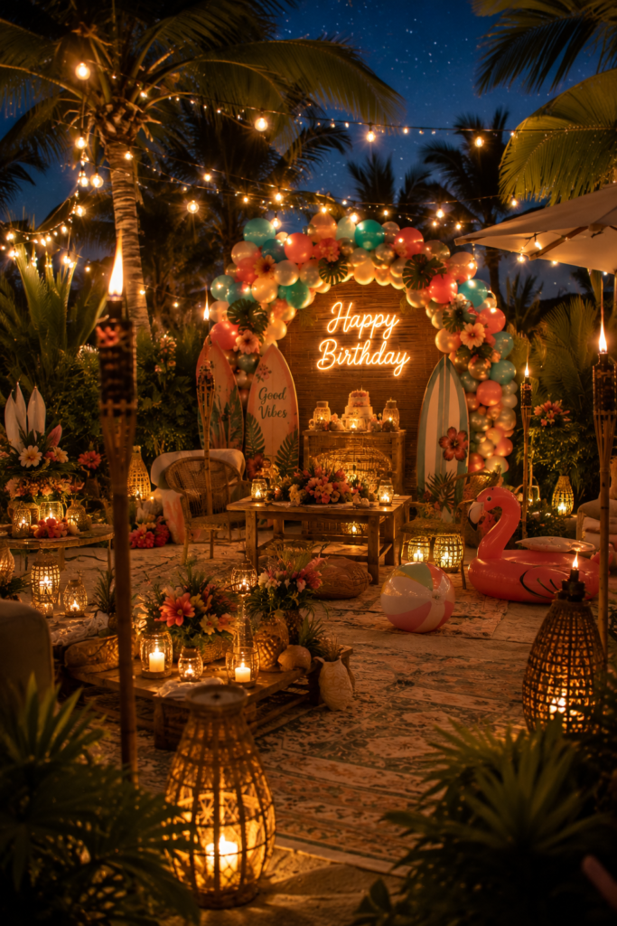 21 Beach Theme Birthday Party Ideas That Actually Work (Indoors, Outdoors, or Landlocked) 15 image 276