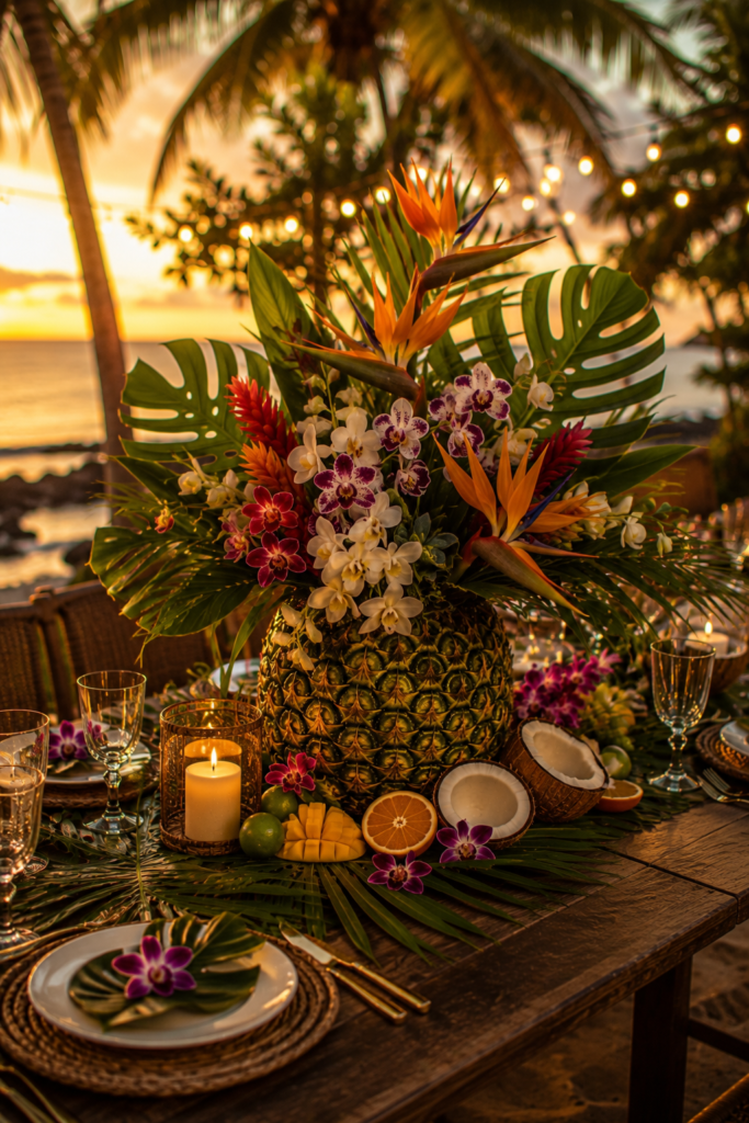 20 Aloha Party Table Decoration Ideas That Don't Look Like a Party Store Threw Up Tiki 21 image 330