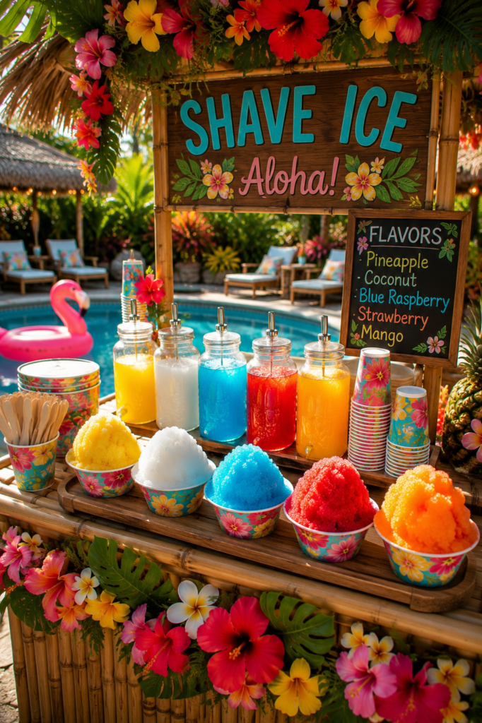 22 Aloha Themed Pool Party Ideas That Turn a Backyard Into an Island Escape 11 image 350