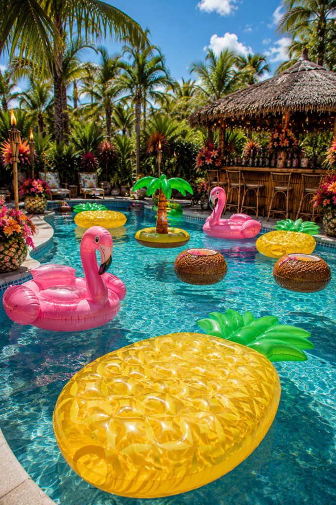 22 Aloha Themed Pool Party Ideas That Turn a Backyard Into an Island Escape 17 image 362