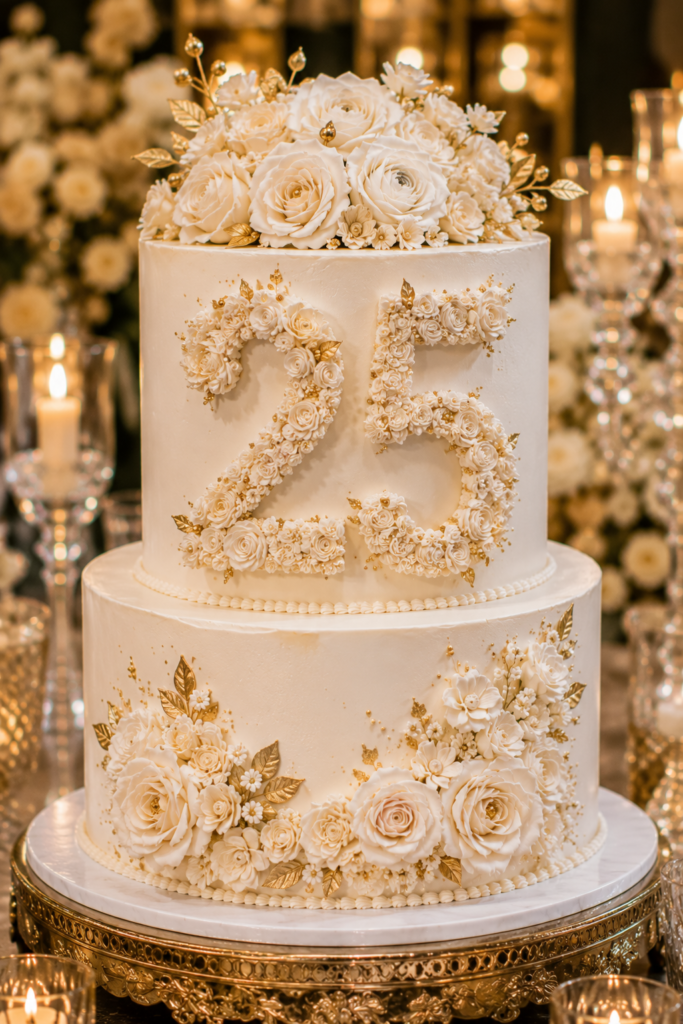25 Anniversary Cake Decorating Ideas That Don't Look Like Everyone Else's 25 image 947